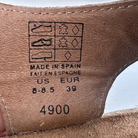 Taos Trulie Sandal US 8-8.5 | EU 39 Stone Woven Leather Strappy Adjustable New - Picture 4 of 15